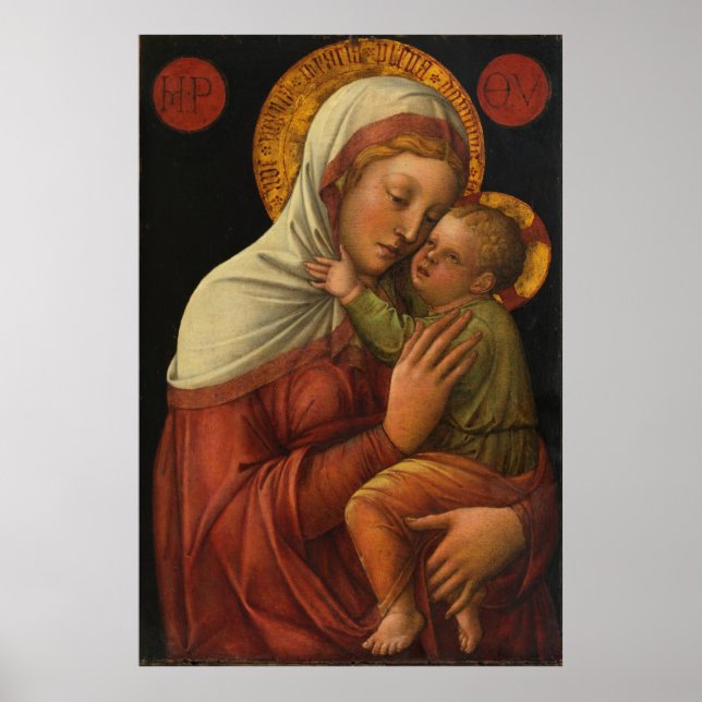 Affiche Madonna and Child, Jacopo Bellini (1450) (Devant)