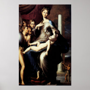 Affiche Madonna au long cou