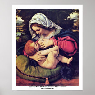 Affiche Madonna Avec Le Coussin Vert
