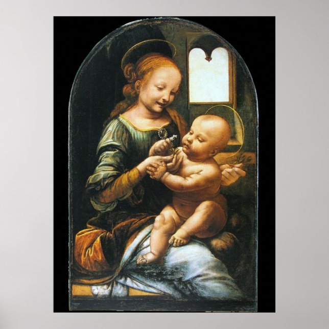 Affiche Madonna Benois par Leonardo da Vinci (Devant)