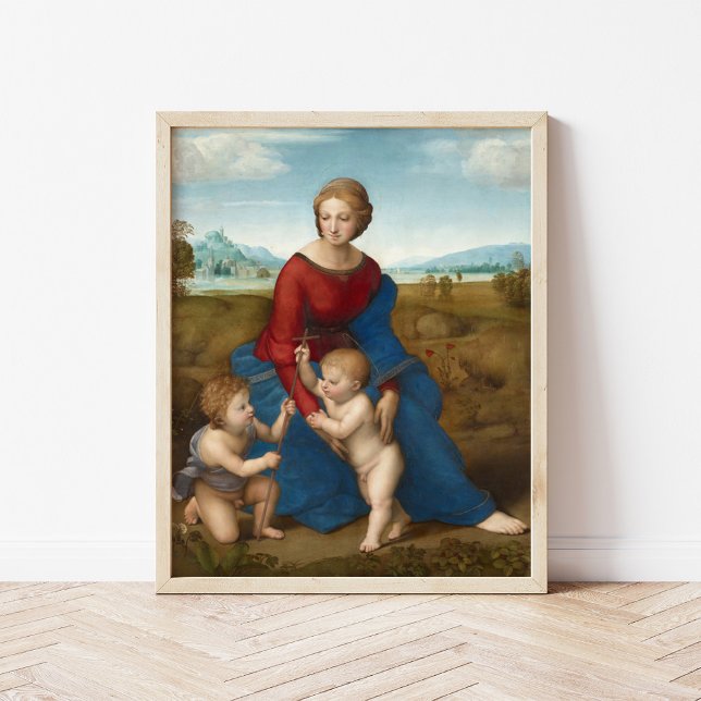 Affiche Madonna dans le pré | Raphael (Créateur téléchargé)
