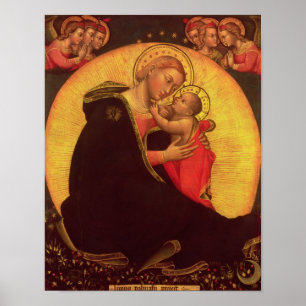 Affiche Madonna de l'humilité, 1390-1400