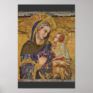 Affiche Madonna Dei Tramonti Par Lorenzetti Pietro