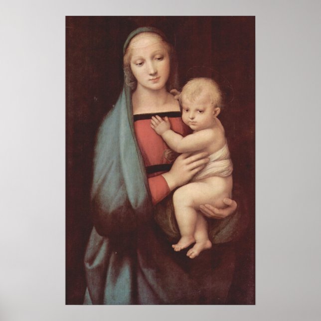 Affiche Madonna Del Granduca par Raphael (Devant)