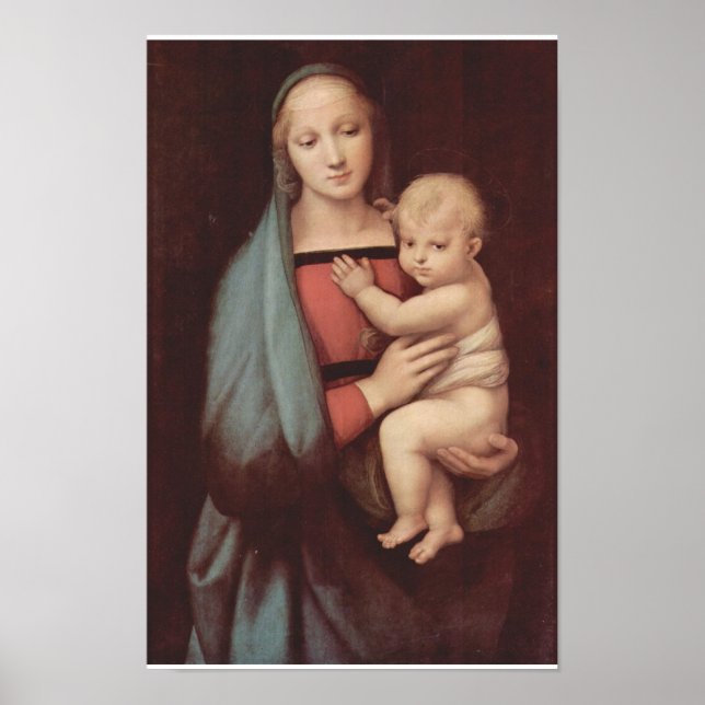 Affiche Madonna Del Granduca par Raphael (Devant)