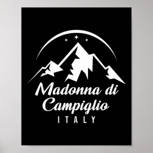 Affiche Madonna Di Campiglio Italie Station de ski Snowb