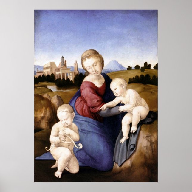 Affiche Madonna Esterhazy - Raphael - c1508 (Devant)