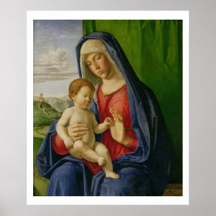 Affiche Madonna et enfant, 1490s