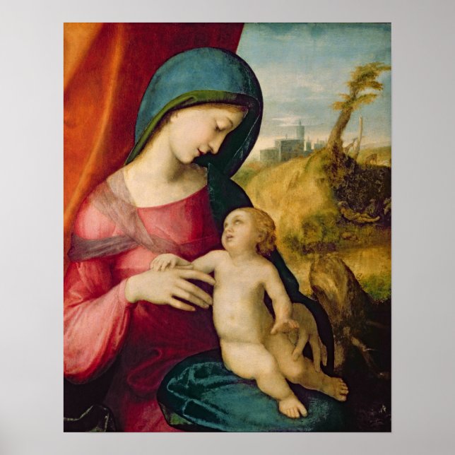 Affiche Madonna et Enfant, 1512-14 (Devant)