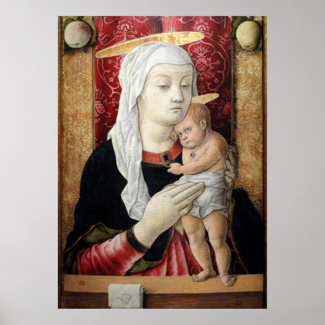 Affiche Madonna et Enfant 2 - Carlo Crivelli - c1468 (Devant)