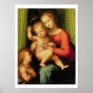 Affiche Madonna et Enfant avec St. John