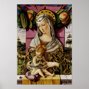 Affiche Madonna et l'enfant