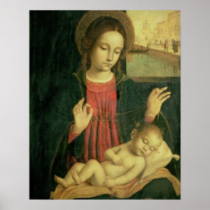 Affiche Madonna et l'enfant