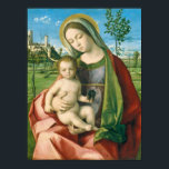 Affiche Madonna et l'enfant par Giovanni Bellini Religieux<br><div class="desc">Madonna et Enfant de Giovanni Bellini. Belle peinture célèbre de Vierge Marie et bébé Jésus avec beau ciel bleu et herbe verte dans l'arrière - plan. Mère Marie et Jésus Christ sont pour un chrétien.</div>