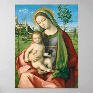Affiche Madonna et l'enfant par Giovanni Bellini Religieux