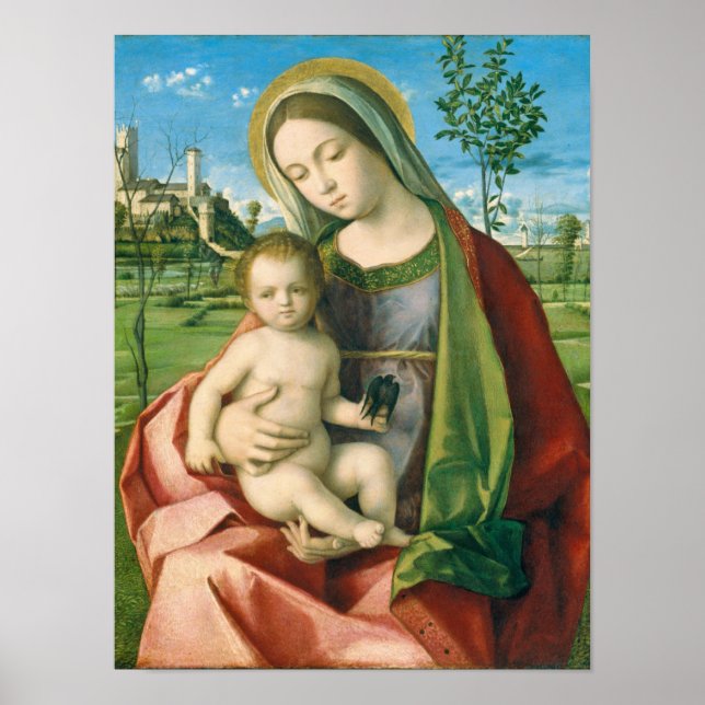 Affiche Madonna et l'enfant par Giovanni Bellini Religieux (Devant)