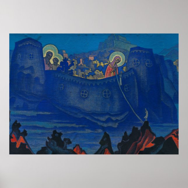 Affiche Madonna Laboris par Nicholas Roerich (Devant)