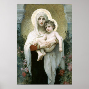 Affiche Madonna of the Roses