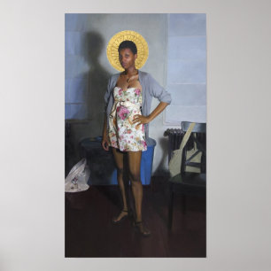 Affiche Madonna sans l'impression enfant