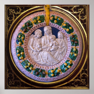 AFFICHE MADONNA WITH CHILD AND SAINTS