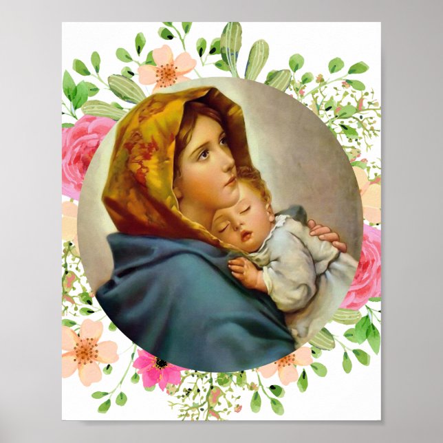 Affiche Madonnina Madonna des rues Ferruzzi Mary (Devant)