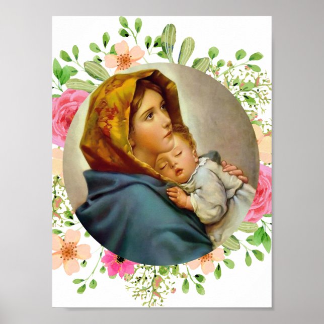 Affiche Madonnina Madonna des rues Ferruzzi Mary (Devant)