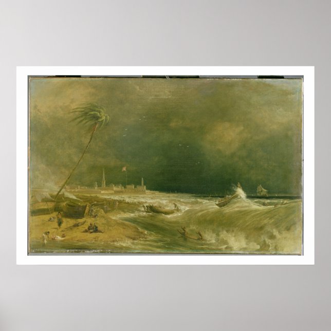 Affiche Madras, ou Fort St. George, dans la baie du Bengal (Devant)