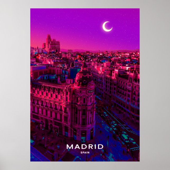 Affiche Madrid (Devant)