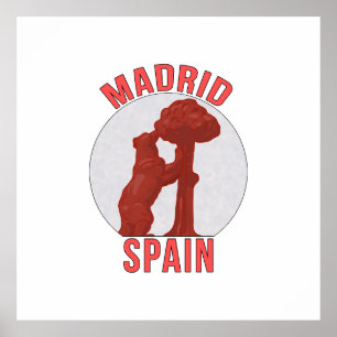 Affiche Madrid Espagne