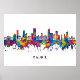 Affiche Madrid Espagne