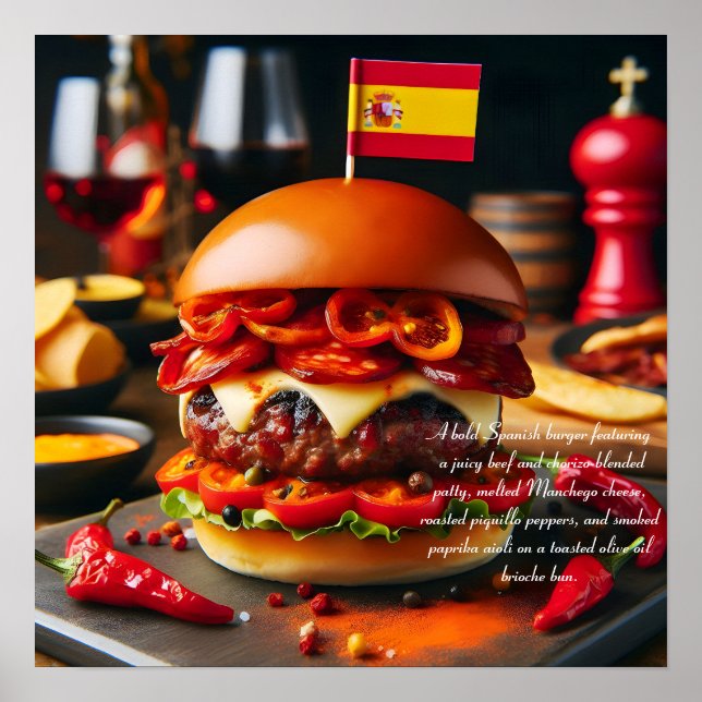 Affiche Madrid Munchies : Chorizo Magic (Devant)