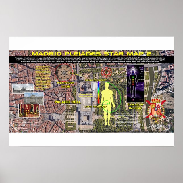 Affiche Madrid Pleiades Motif 2 (Devant)