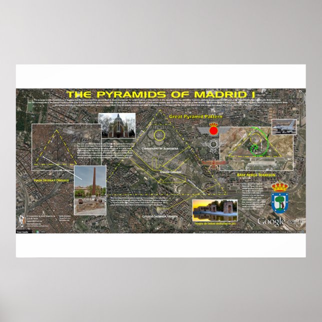 Affiche Madrid Pleiades Motif 3 (Devant)