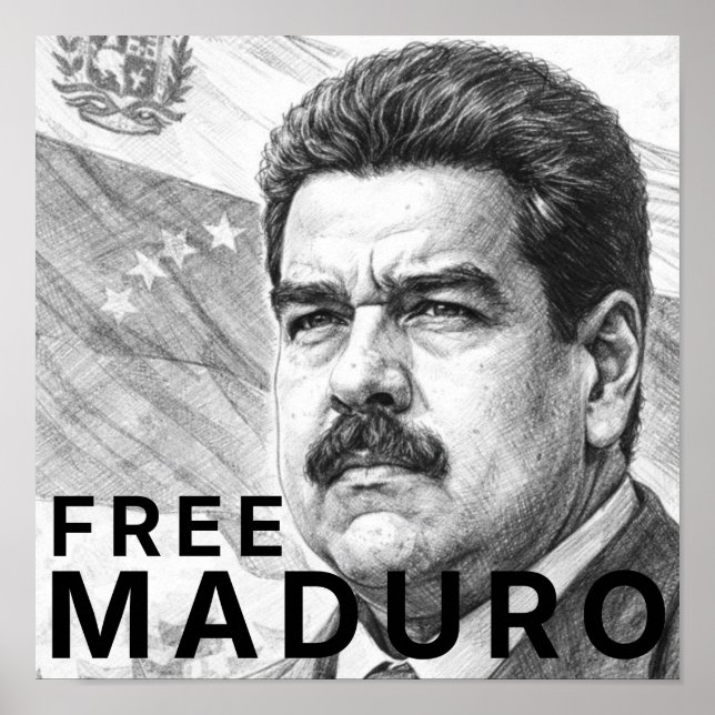Affiche Maduro libre (Devant)