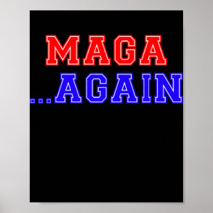 Affiche MAGA de nouveau conservateur patriotique américain