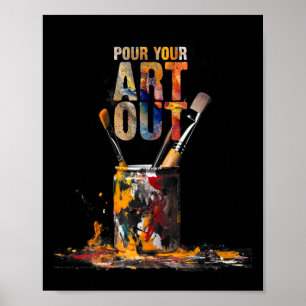 Affiche Magasin de Cadeaux de Chat Vintage Artiste Faire d