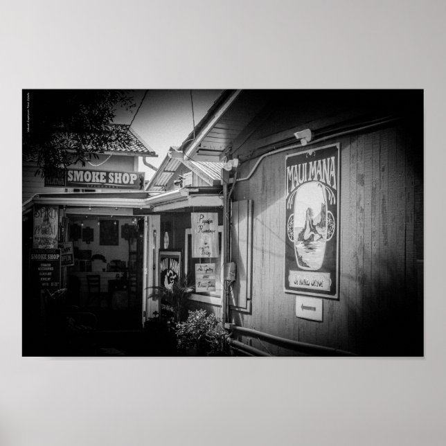 Affiche Magasin de fumée (Devant)