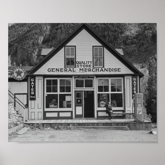 Affiche Magasin général. Ophir, Colorado Sept. 1940 (Devant)