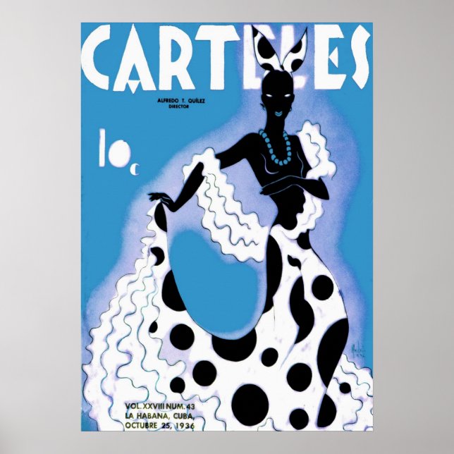 AFFICHE MAGAZINE CARTELES (Devant)