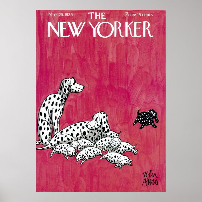 AFFICHE MAGAZINE DE NEW YORKER 1935 (Devant)
