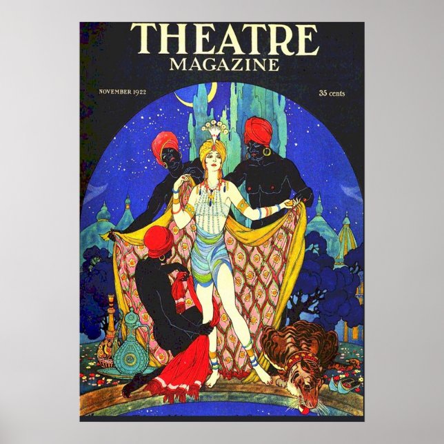 AFFICHE MAGAZINE DE THÉÂTRE (Devant)