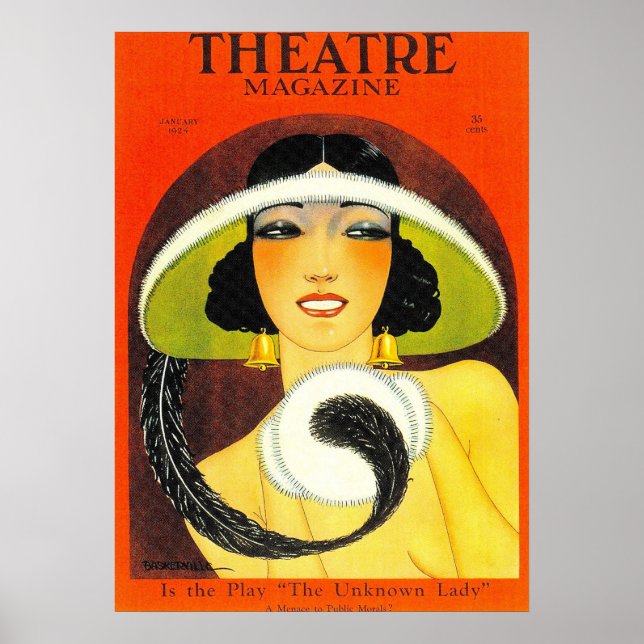 AFFICHE MAGAZINE DE THÉÂTRE (Devant)