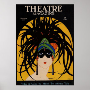 AFFICHE MAGAZINE DE THÉÂTRE