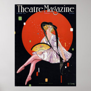 Affiche Magazine de théâtre octobre 1921