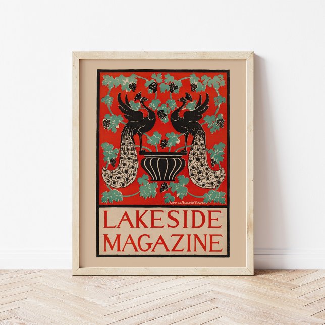 Affiche Magazine vintage Lakeside (Créateur téléchargé)