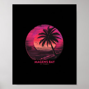 Affiche Magens Y St Thomas Îles Vierges Vacances Tril Be