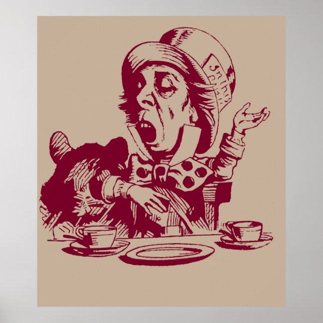 Affiche Magenta Mad Hatter (Devant)