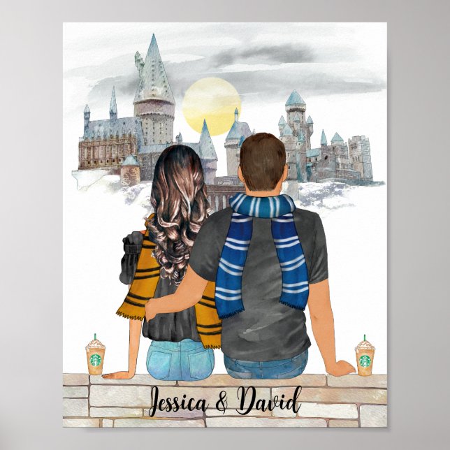 Affiche Magic Castle Wizard Portrait, Assistants Imprimer (Devant)