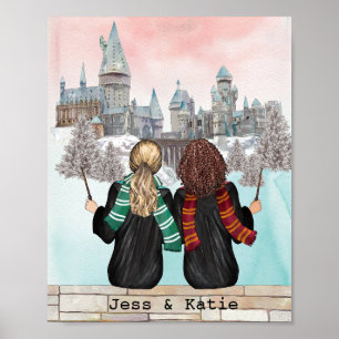 Affiche Magic Castle Wizard Portrait, Assistants Imprimer