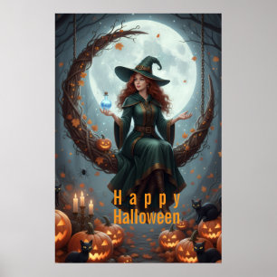 Affiche Magic Sorcery Halloween Family